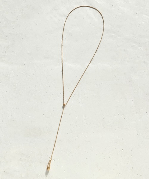 GOLDY（ゴールディ）の「"Y"シェイプ ニュアンス ドロップ ロング ネックレス（ネックレス・レディース・ゴールド/シルバー系その他/ゴールド系その他/シルバー・FREE）」の14枚目の写真