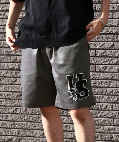 U.S. POLO ASSN.(ユーエスポロアッスン)の「【U.S.POLOASSN.】 TCツイルワッペン イージー ショートパンツ(その他パンツ・レディース・ベージュ/チャコール/ブラック/ホワイト・MEDIUM/LARGE/X-LARGE/SMALL)」の4枚目の写真