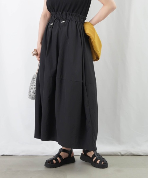 2022 美品♡ルネ♡パフスリーブ ドッキングワンピース 38 セール】LC/LLL ナイロンドッキングワンピース / ノースリコンビ