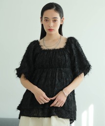 LADYMADE | フリンジジャガードブラウス(シャツ/ブラウス)
