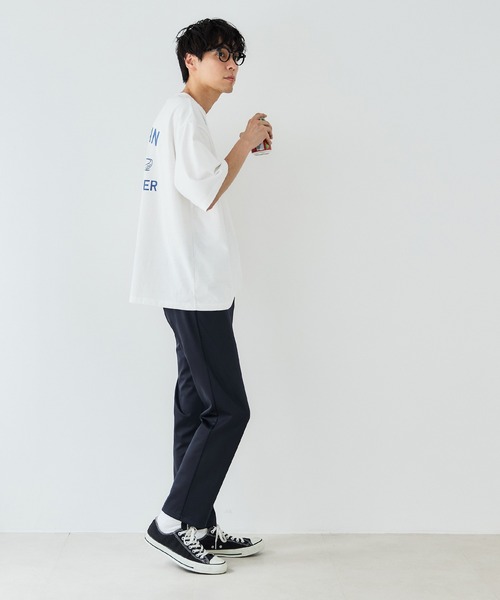 coca(coca)(コカ)の「メンズ イラストプリント半袖Tシャツ(Tシャツ/カットソー・メンズ・ホワイト/ネイビー・XL/L/M)」の11枚目の写真