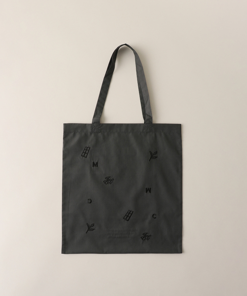 JOURNAL STANDARD LUXE（ジャーナルスタンダード　ラックス）の「JUNE BAG（トートバッグ・レディース・チャコールグレー/ホワイト/モスグリーン・FREE）」の2枚目の写真
