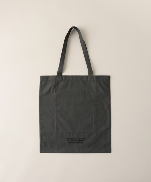JOURNAL STANDARD LUXE（ジャーナルスタンダード　ラックス）の「JUNE BAG（トートバッグ・レディース・チャコールグレー/ホワイト/モスグリーン・FREE）」の7枚目の写真