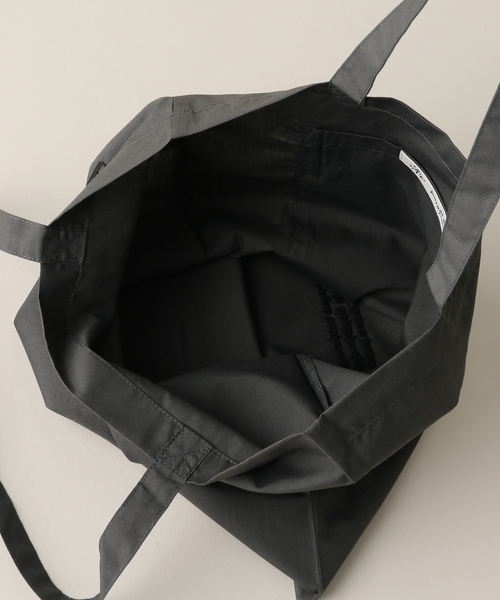 JOURNAL STANDARD LUXE（ジャーナルスタンダード　ラックス）の「JUNE BAG（トートバッグ・レディース・チャコールグレー/ホワイト/モスグリーン・FREE）」の9枚目の写真