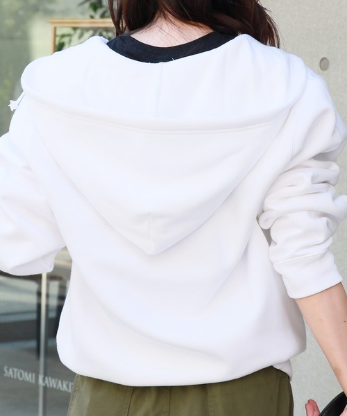 United Athle（ユナイテッドアスレ）の「10.0oz T/C Full-Zip Hoodie 裏起毛 フルジップパーカー フーディー ジップアップ（パーカー・メンズ・ホワイト/オリーブ/オレンジ/ネイビー/アッシュ/サンドベージュ/ダークブラウン/ブラック/バーガンディー・XL/M/S/L）」の17枚目の写真