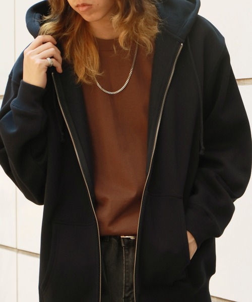 セール】10.0oz T/C Full-Zip Hoodie 裏起毛 フルジップパーカー