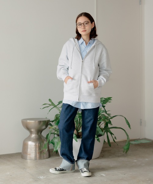 セール】10.0oz T/C Full-Zip Hoodie 裏起毛 フルジップパーカー