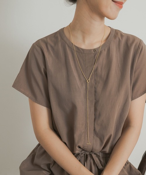 URBAN RESEARCH DOORS（アーバンリサーチドアーズ）の「ワンチェーンYネックレス（ネックレス・レディース・シルバー/ゴールド・ONE）」の4枚目の写真