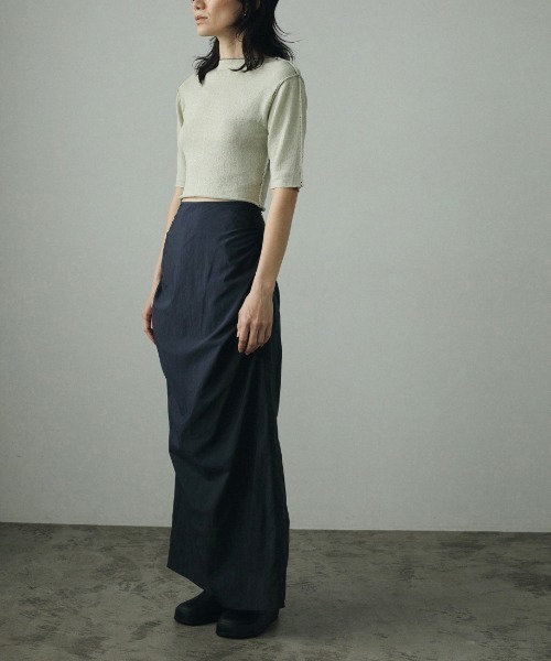 anuke（アンヌーク）の「anuke Tuck Long Skirt タックロング