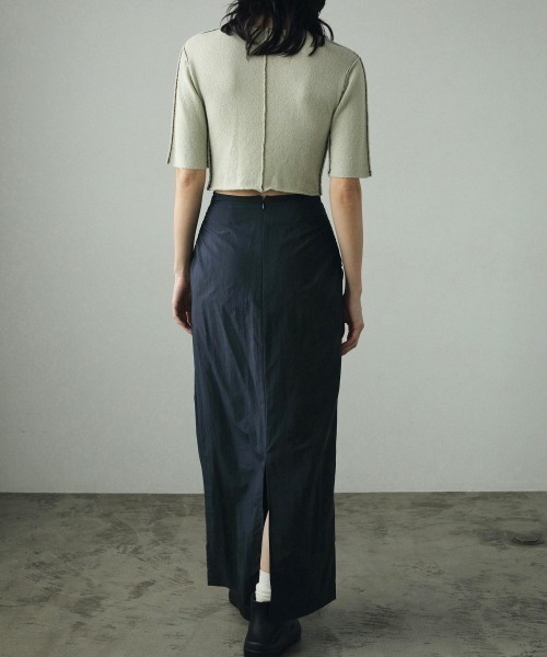 anuke（アンヌーク）の「anuke Tuck Long Skirt タックロング