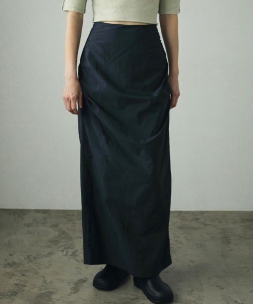スカート anuke Tuck Long Skirt 36 anuke 】Tuck Long Skirt | valance 福井｜レディース セレクト
