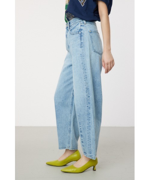 RODEO CROWNS WIDE BOWL（ロデオクラウンズワイドボウル）の「カーブデニム（デニムパンツ・レディース・ライトブルー/ブラック・SMALL/X-SMALL/LARGE/MEDIUM）」の5枚目の写真