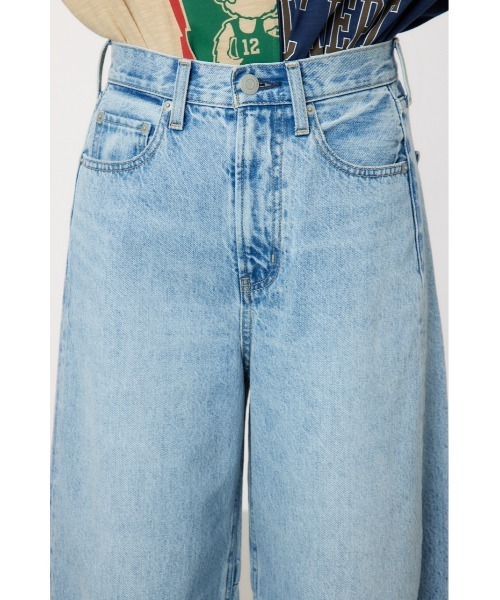 RODEO CROWNS WIDE BOWL（ロデオクラウンズワイドボウル）の「カーブデニム（デニムパンツ・レディース・ライトブルー/ブラック・SMALL/X-SMALL/LARGE/MEDIUM）」の11枚目の写真