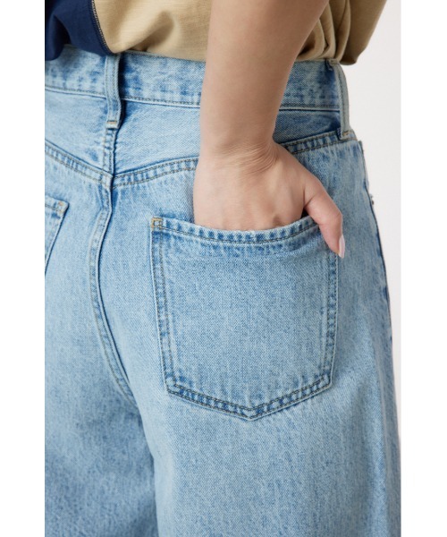 RODEO CROWNS WIDE BOWL（ロデオクラウンズワイドボウル）の「カーブデニム（デニムパンツ・レディース・ライトブルー/ブラック・SMALL/X-SMALL/LARGE/MEDIUM）」の9枚目の写真