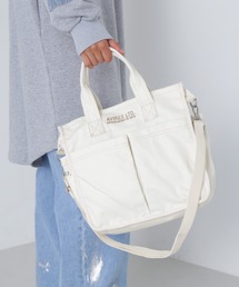 AVIREX | 《直営店限定》CANVAS CIRCLE LOGO TOTE BAG/キャンバスサークルロゴ トートバッグ(トートバッグ)