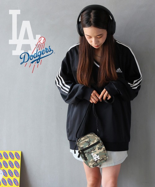 MLB（メジャーリーグベースボール）の「MLBミニショルダーバッグ（ショルダーバッグ・レディース・レオパード/カモフラージュ/ネイビー/ブラック系その他/ブラック系その他2/アニマル/ブラック/ブラウン・FREE）」の18枚目の写真
