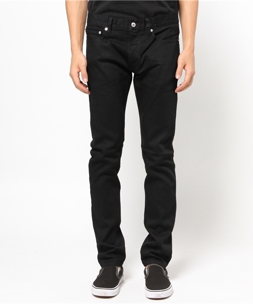 lideal（リデアル）の「lideal(リディアル) 別注スリムデニムパンツ（デニムパンツ・メンズ・ブラック・32/30/28/34）」の4枚目の写真