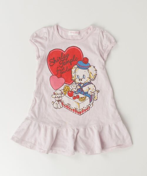 シャーリーテンプル シャギーコート 100 ピンク 思い出深く 