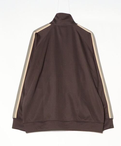 NEW ERA（ニューエラ）の「【NEW ERA】SMOOTH JERSEY TRACK JACKET / スムースジャージトラックジャケット（ジャージ・メンズ・ブラウン・LARGE/MEDIUM/X-LARGE）」の6枚目の写真