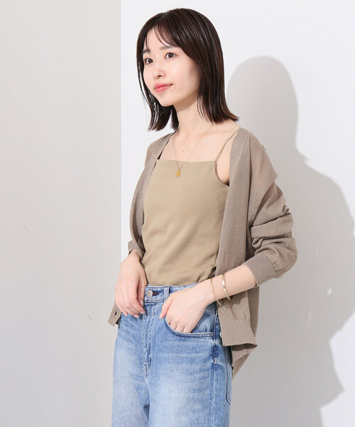 ドット刺しゅうキャミソール　スローブイエナ SLOBE IENA（スローブイエナ）の「《WEB・一部店舗限定/追加