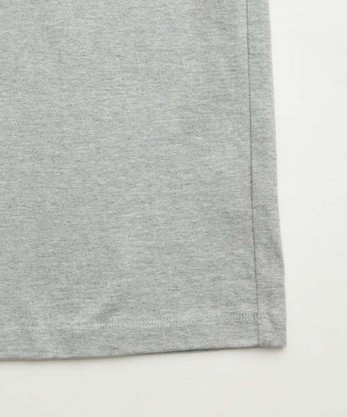 ADAM ET ROPE'（アダムエロペ）の「ラウンドネック レイヤード Tシャツ / ユニセックス（Tシャツ/カットソー・メンズ・ライトグレー/ブラック/ベージュ・L/M）」の8枚目の写真