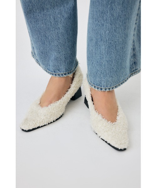 MOUSSY(マウジー)の「BOA POINTED パンプス(パンプス・レディース・グレー/オフホワイト・S/M/L)」の10枚目の写真