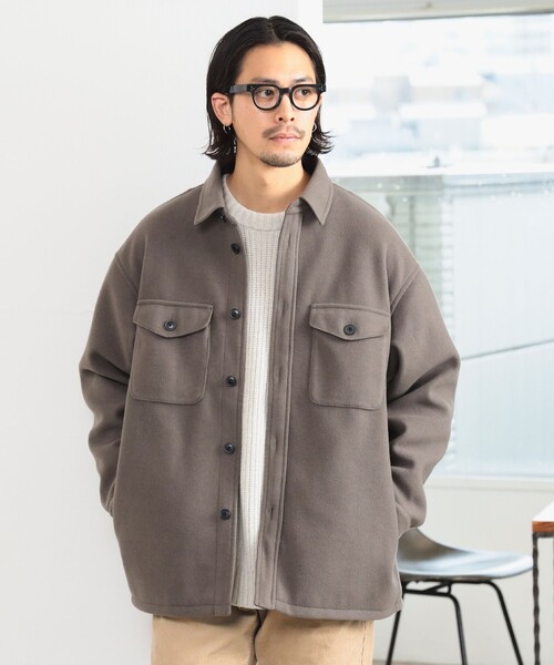 B:MING by BEAMS(ビーミングバイビームス)の「ハイブリッド CPO ジャケット(ブルゾン・メンズ・ブラウン系その他5/ネイビー・SMALL/MEDIUM/LARGE/X-LARGE)」の12枚目の写真