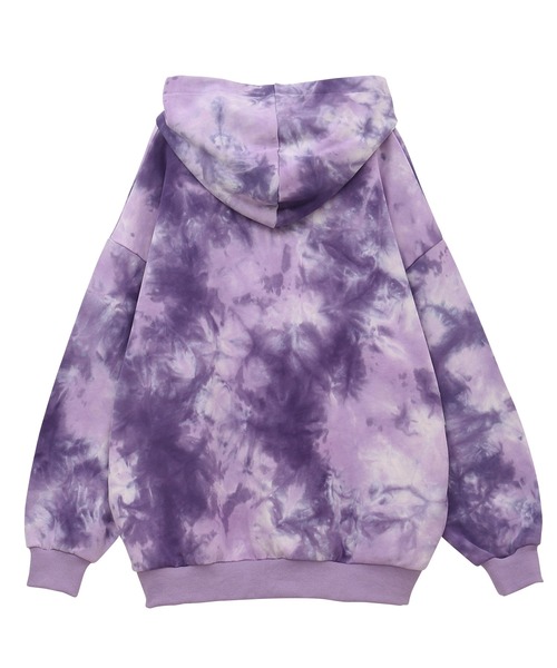 PUNYUS(プニュズ)の「タイダイビッグスウェットパーカー(パーカー・レディース・パープル/カーキ・3/4)」の21枚目の写真