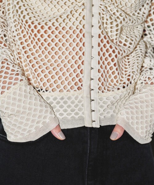 TODAYFUL（トゥデイフル）の「【TODAYFUL】Mesh Shirring