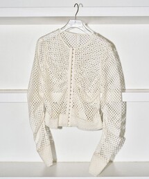 トゥデイフル メッシュ シャーリング カーディガン TODAYFUL（トゥデイフル）の「【TODAYFUL】Mesh Shirring
