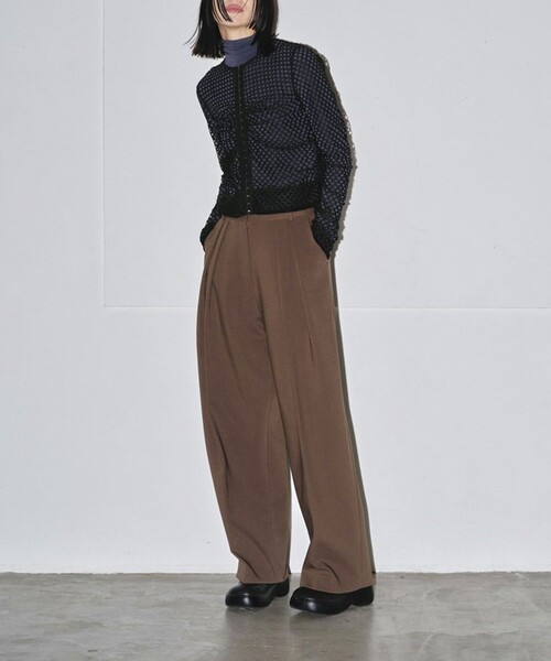 トゥデイフル メッシュ シャーリング カーディガン セール】Mesh Shirring Cardigan（カーディガン/ボレロ
