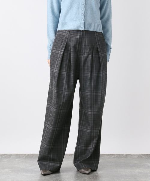 セール】ボックスタックワイドパンツ/133806（スラックス）｜JEANASIS