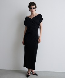 CACHECOEUR NARROW DRESS/カシュクールナロードレス