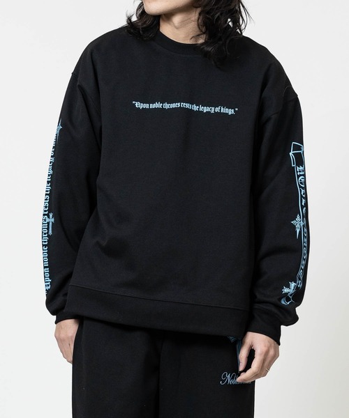 JOHN'S CLOSET(ジョンズクローゼット)の「【13】オールドイングリッシュロゴ ロングスリーブTシャツ(Tシャツ/カットソー・メンズ・ホワイト系1/ホワイト系2/ブラック系2/ブラック系1/ブラック/ブラック系その他/ホワイト・MEDIUM/LARGE)」の20枚目の写真