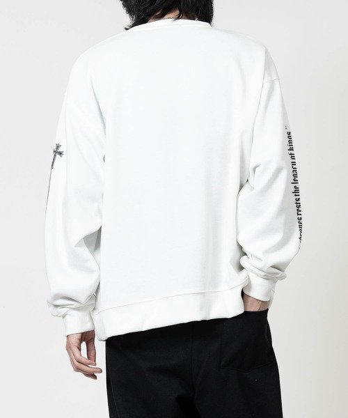 JOHN'S CLOSET(ジョンズクローゼット)の「【13】オールドイングリッシュロゴ ロングスリーブTシャツ(Tシャツ/カットソー・メンズ・ホワイト系1/ホワイト系2/ブラック系2/ブラック系1/ブラック/ブラック系その他/ホワイト・MEDIUM/LARGE)」の10枚目の写真