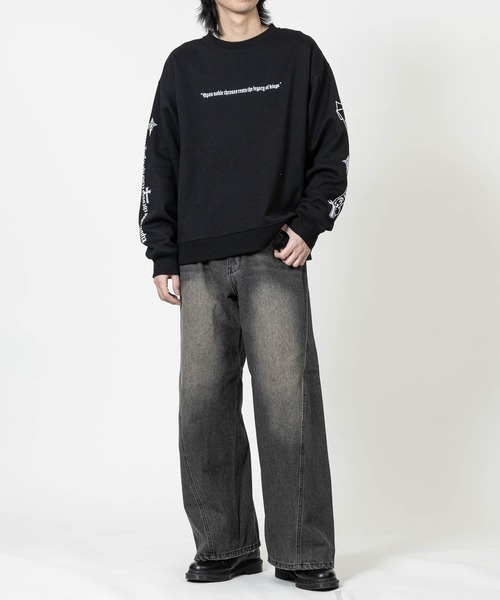 JOHN'S CLOSET(ジョンズクローゼット)の「【13】オールドイングリッシュロゴ ロングスリーブTシャツ(Tシャツ/カットソー・メンズ・ホワイト系1/ホワイト系2/ブラック系2/ブラック系1/ブラック/ブラック系その他/ホワイト・MEDIUM/LARGE)」の17枚目の写真