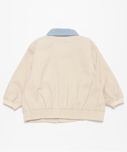 petit main（プティマイン）の「【POLO BCS】ジップアップブルゾン（ブルゾン・キッズ・ネイビー/ベージュ・130cm/120cm/110cm/100cm/90cm/80ｃｍ）」の3枚目の写真
