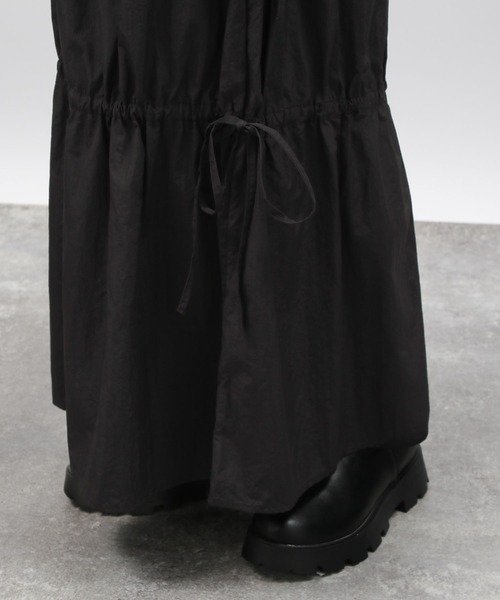 LAKOLE(ラコレ)の「ドロストリボンスカート / 148722(スカート・レディース・グレー/ブラック/マスタード・FREE)」の21枚目の写真