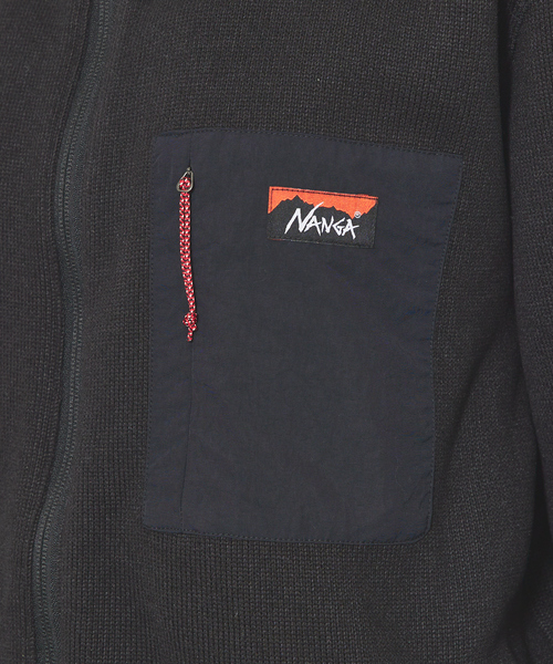 NANGA（ナンガ）の「【NANGA/ナンガ】POLARTEC FLEECE ZIP/ナンガ ポーラテックフリースジップブルゾン/ユニセックス（ブルゾン・メンズ・ブラック・M/L/XL）」の9枚目の写真