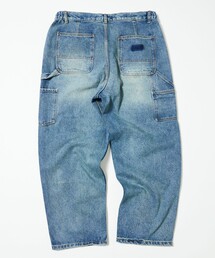 NAUTICA ダブルニーデニムブリーチデニム ダメージ加工 白 セール】NAUTICA/ノーティカ Crushed Double Knee Denim Pants