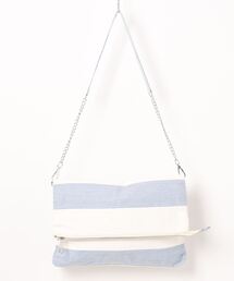 ginger and sprout（ジンジャーアンドスプラウト）の「＜RING-O＞ボーダークラッチバッグ（クラッチバッグ）」