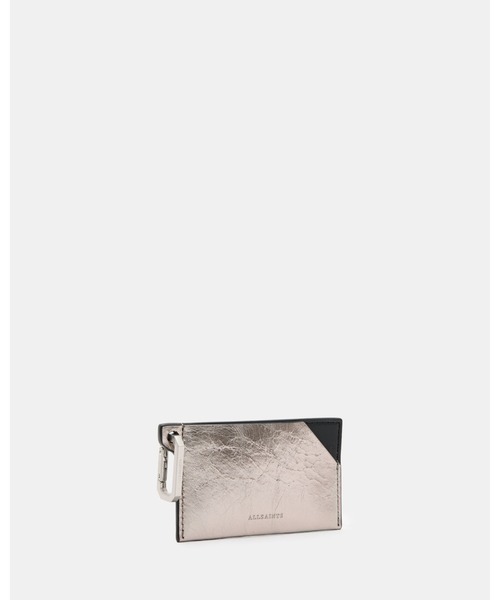 ALLSAINTS（オールセインツ）の「HEX LEATHER CARDHOLDER | HEX レザー カードホルダー（カードケース・レディース・グレー系その他・ONE SIZE）」の2枚目の写真