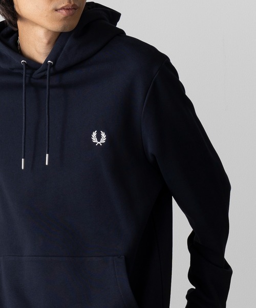 FRED PERRY】TIPPED HOODED SWEATSHIRT フレッドペリー スウェット