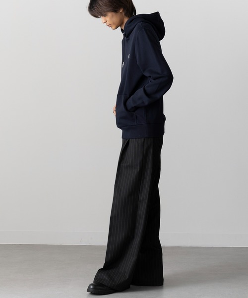 FRED PERRY（フレッドペリー）の「【FRED PERRY】TIPPED HOODED SWEATSHIRT フレッドペリー スウェットパーカー ワンポイントロゴ刺繍 M2643（パーカー・メンズ・ブラック/ネイビー/グレー/グリーン・S/M/L/XS/XL）」の13枚目の写真