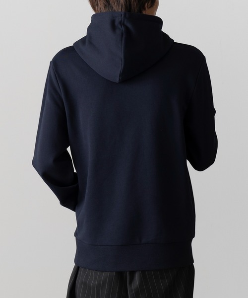 FRED PERRY（フレッドペリー）の「【FRED PERRY】TIPPED HOODED SWEATSHIRT フレッドペリー スウェットパーカー ワンポイントロゴ刺繍 M2643（パーカー・メンズ・ブラック/ネイビー/グレー/グリーン・S/M/L/XS/XL）」の11枚目の写真