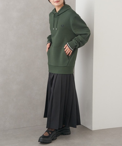 FRED PERRY】TIPPED HOODED SWEATSHIRT フレッドペリー スウェット