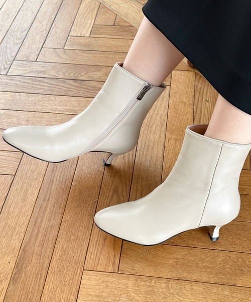 【セール】【REMME】ピンヒールアンクルブーツ（ブーツ）｜DOUX ARCHIVES（ドゥアルシーヴ）