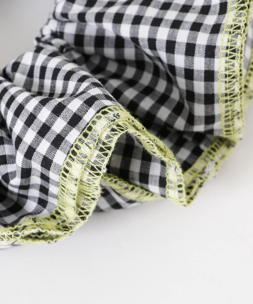 SMELLY(スメリー)の「ギンガムチェックボリュームシュシュ(シュシュ・レディース・ブラック/ブルー・-)」の14枚目の写真