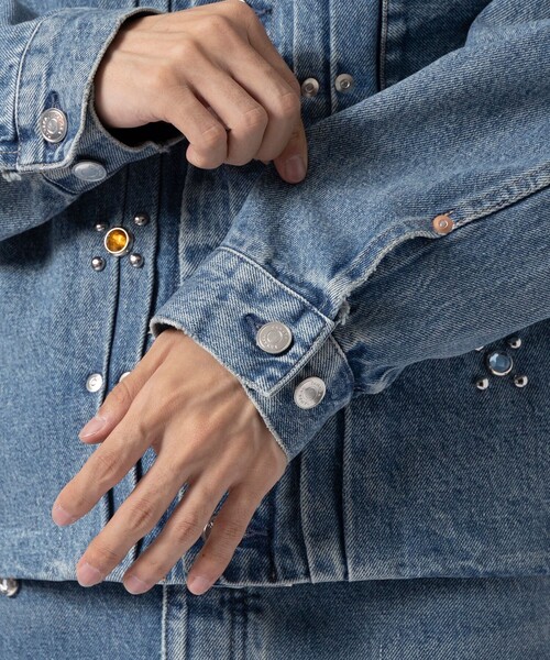 TANAKA（タナカ）の「【TANAKA / タナカ】THE JEAN JACKET COLORE STARS（デニムジャケット・メンズ・インディゴブルー・S/M）」の22枚目の写真