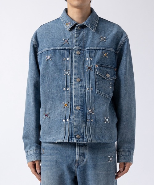 TANAKA（タナカ）の「【TANAKA / タナカ】THE JEAN JACKET COLORE STARS（デニムジャケット・メンズ・インディゴブルー・S/M）」の10枚目の写真